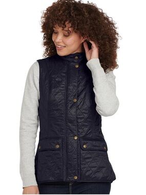 Women’s Barbour quilted vest Wray Gilet sz 12